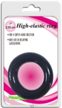 Prsten za erekciju visokog elastičnog prstena je crn
