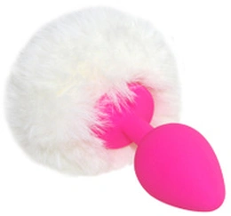 Analna čaura ružičasta sa zečjim repom srednje veličine 8,5 cm