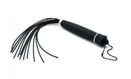 Mini flogger sa gumenim repovima je crn