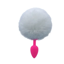 Analna čaura ružičasta sa zečjim repom mala 7 cm