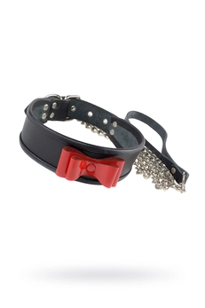 Ogrlica sitabella crna koža