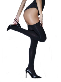 Čarape Le frivole guste 80 den crni s / m