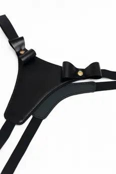 Tange od eko kože sa mašnama