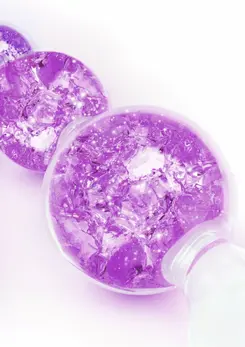 ToyJoy Crystal Trio Medium analni čep od tečnog silikona sa svetlucavim dizajnom