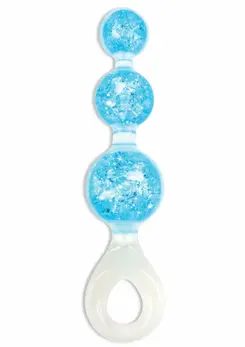 ToyJoy Crystal Trio Medium silikonski analni čep sa kristalnim detaljima