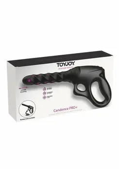 TOYJOY Cadence Fatale PRO+ multifunkcionalni vibrator u obliku pištolja, crni, 25cm