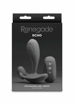NS Novelties Renegade Echo stimulator prostate od silikona sa daljinskim upravljačem i punjivom baterijom