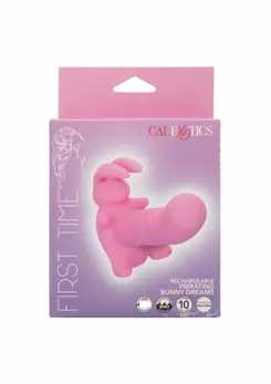 CalExotics Bunny Dreams vibrirajući stimulator od silikona u roze boji sa USB punjenjem i vodootpornim dizajnom
