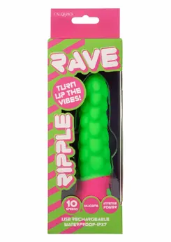 Ripple vibrator silikonski vodootporni USB punjivi 10 modova crni
