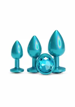 Iridescent set trenažera od 3 komada hromirani set sa postepenim veličinama