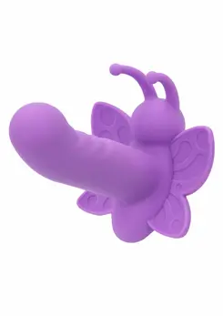 Venus Butterfly rotirajući stimulator od silikona, USB punjiv i vodootporan, roze
