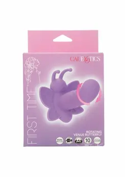 Venus Butterfly rotirajući stimulator od silikona, USB punjiv i vodootporan, roze