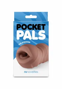 NS Novelties Mouth Stroker Pocket Pal kompaktni TPE intimni stimulator
