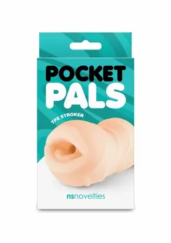 NS Novelties Mouth Stroker Pocket Pal TPE kompaktni intimni stimulator