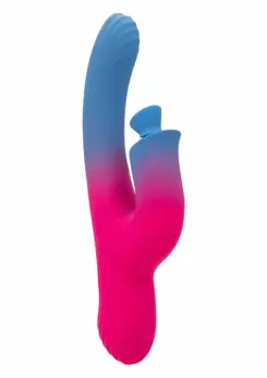 CalExotics Dual Stimulator vibrator sa usisavanjem fleksibilni silikon roze