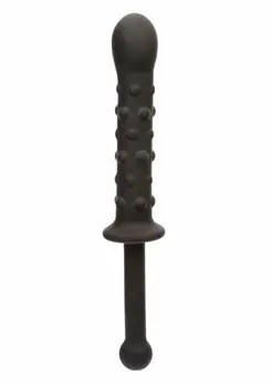 CalExotics Bendy Beaded Probe fleksibilna silikonska dvostrana sonda u crnoj boji