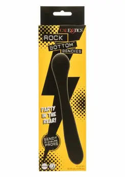 CalExotics Bendy Pleasure Probe fleksibilna silikonska sonda sa dva kraja 22 cm crna