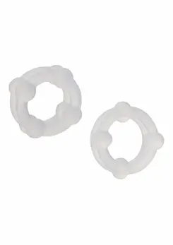 CalExotics Silicone Double Stacker Rings set premium prstenova od tečnog silikona
