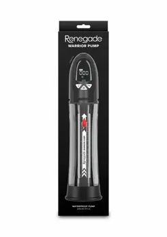 Renegade Warrior Pump intimni hidro sistem sa LCD ekranom od 20.3 cm na punjenje u crnoj boji