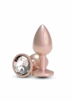 Blush Iridescent Plug Small hromirani analni trenažer, kompaktna veličina
