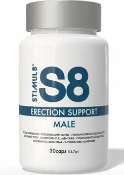 S8 Erection Support Tabs 30 pcs - Herbal Vitality Formula for Men