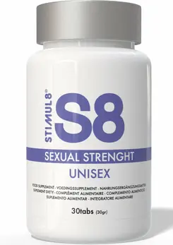 S8 Sexual Strength Tabs 30 pcs - Vitality & Energy Support Formula