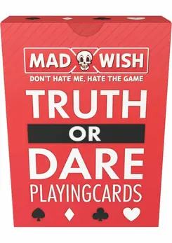MadWish Playing Cards 24 pcs ENG/DE Party Game Set Display
