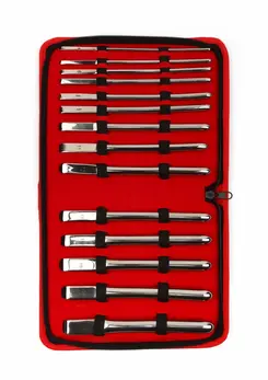 Mr. Steel Single-End Dilator Set 14 pcs Stainless Steel Precision Kit