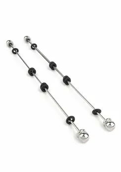 Mr. Steel štapići za bradavice sa kuglicom 20cm podesive šipke od nerđajućeg čelika