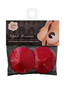 Kinky Diva sjajni višekratni samolepljivi pokrivači za bradavice crni