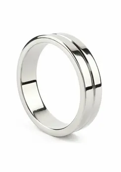 Mr. Steel prsten od nerđajućeg čelika sa jednim žlebom 55mm, polirana završnica