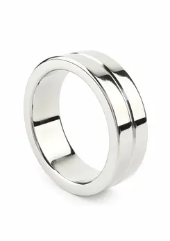 Mr. Steel prsten sa jednim žlebom 40mm od poliranog nerđajućeg čelika