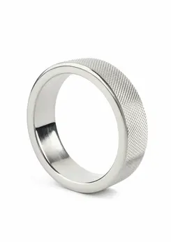 Mr. Steel CrissCross C ring 50mm teksturisani prsten od nerđajućeg čelika
