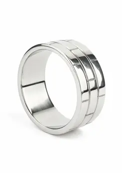 Mr. Steel The Wall C prsten 55mm široki prsten od nerđajućeg čelika