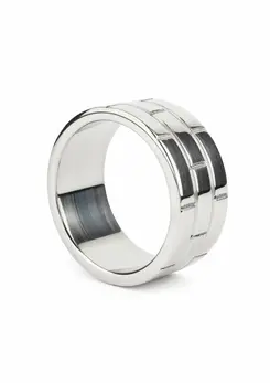 Mr. Steel The Wall C-ring 50mm prsten od nerđajućeg čelika sa širokom trakom