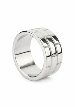 Mr. Steel The Wall C-ring 45mm prsten od nerđajućeg čelika sa širokom trakom