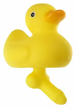 ToyJoy Duck With A Dick žuta kolekcionarska patkica za kupanje 12cm