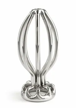 Mr. Steel Round Wire Plug Small metalni analni čep sa otvorenim dizajnom od nerđajućeg čelika