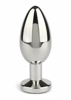 Mr. Steel Jeweled Plug Large, analni čep od nerđajućeg čelika sa ukrasnim kristalom