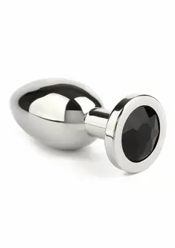 Mr. Steel Jeweled Plug Large analni čep od nerđajućeg čelika sa ukrasnim kamenom