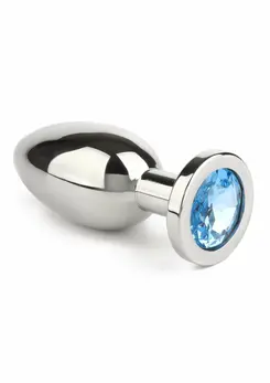 Mr. Steel Jeweled Plug Large, analni čep od nerđajućeg čelika sa ukrasnim kamenom