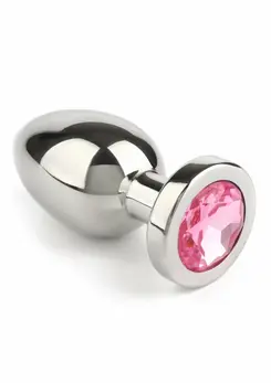 Mr. Steel Jeweled Plug Small metalni analni čep sa ukrasnim kristalom