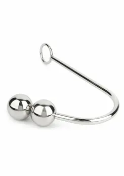 Mr. Steel Anal Hook Double Balls 40+40mm Stainless Steel System