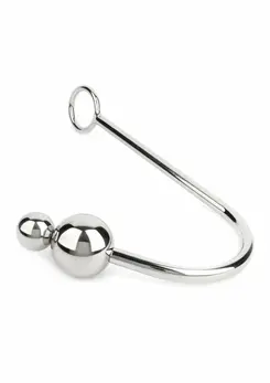 Mr. Steel Anal Hook Double Balls 25+40mm Stainless Steel System