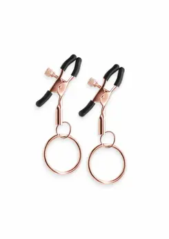 NS Novelties Bound C2 Adjustable Nipple Clamps, Silicone Tips, Metal