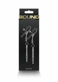 NS Novelties Bound D3 Adjustable Nipple Clamps Silicone Tips