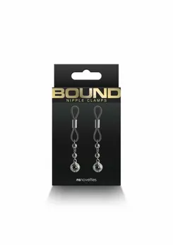 NS Novelties Bound D1 Adjustable Silicone-Tipped Clamps, Nickel-Free