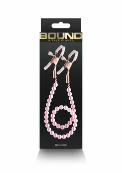 NS Novelties Bound DC1 Adjustable Nipple Clamps Silicone Tips