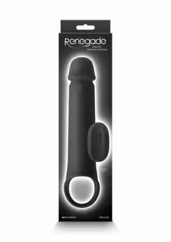 Renegade Brute Extension Silicone Intimate Device with Vibrating Tip
