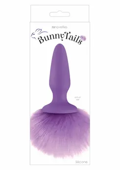Blush Bunny Tails silikonski čep sa pufnastim roze repom od poliestera